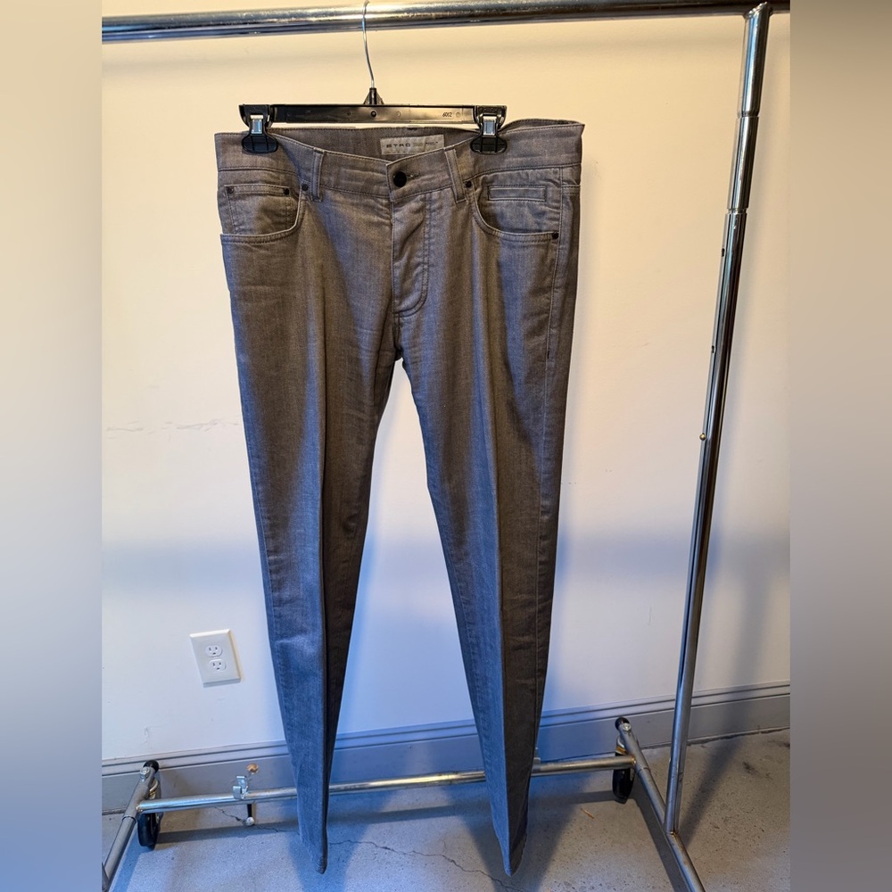 Etro‎ Men's Charcoal Skinny Jeans